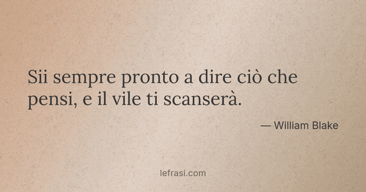 devono dire cio che sanno