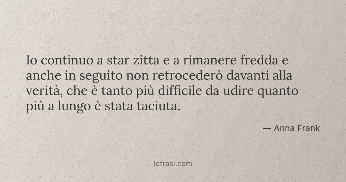 Chi Ha Le Risposte Preferisce Stare Zitto