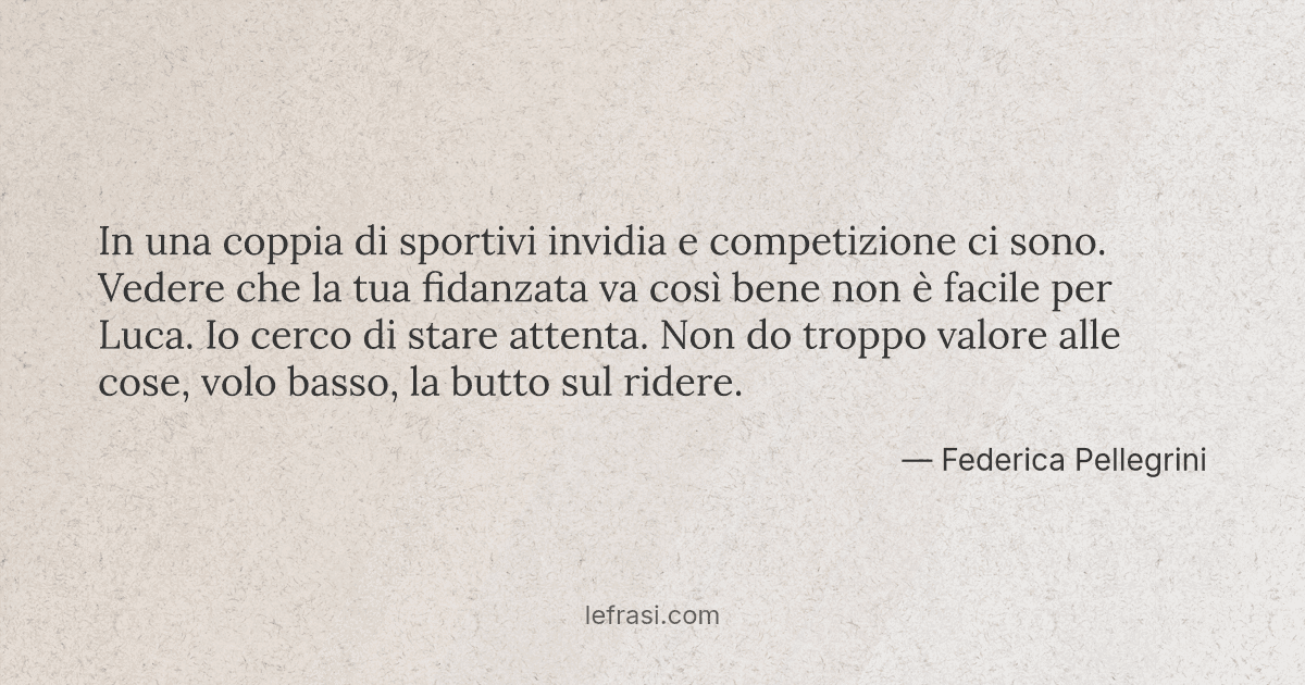 In Una Coppia Di Sportivi Invidia E Competizione Ci Sono