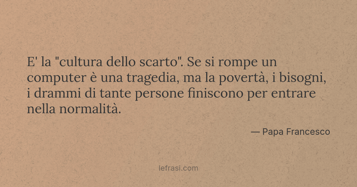 E La Cultura Dello Scarto Se Si Rompe Un Computer E