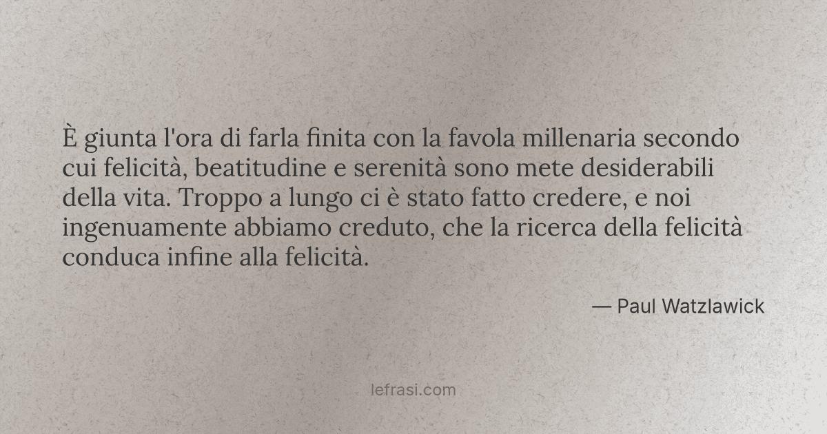 E Giunta L Ora Di Farla Finita Con La Favola Millenaria