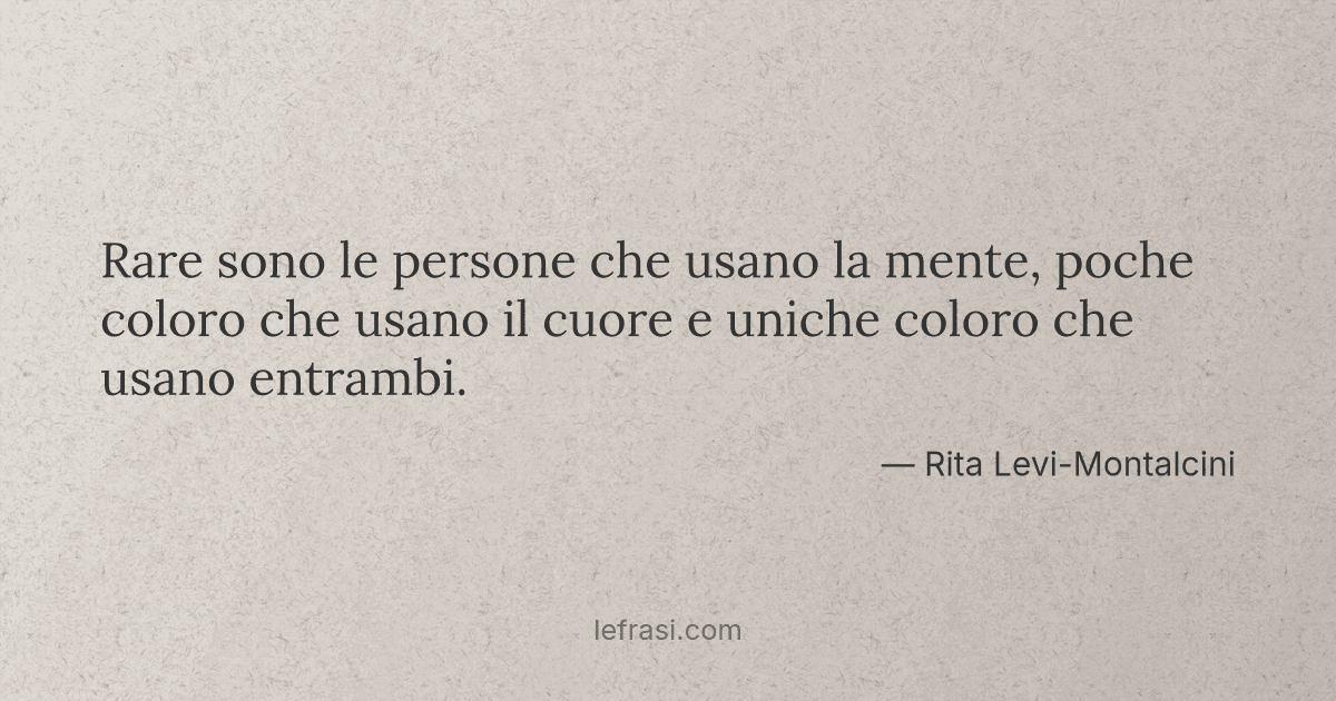 le belle persone sono rare