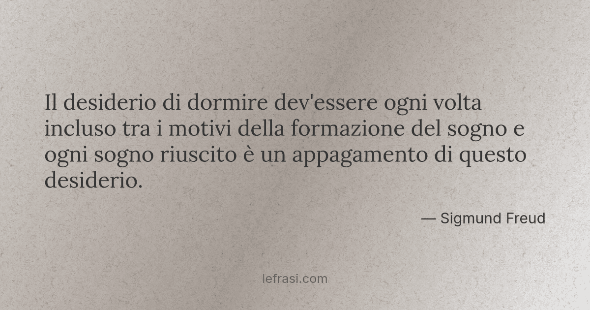 Il Desiderio Di Dormire Dev Essere Ogni Volta Incluso Tra