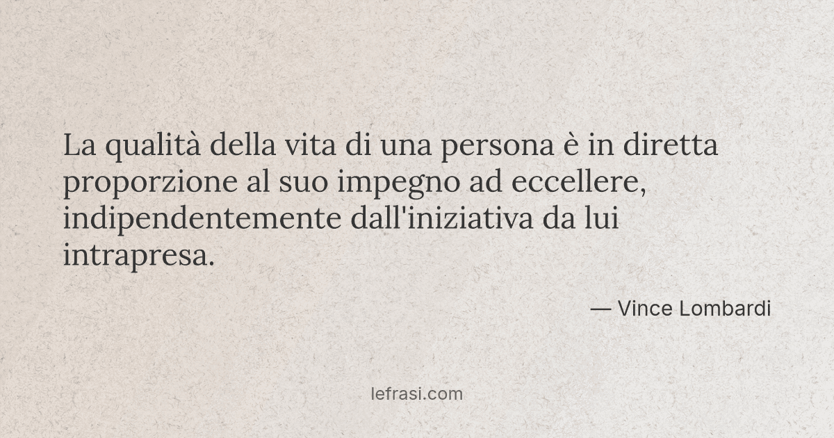 La Qualita Della Vita Di Una Persona E In Diretta Propo